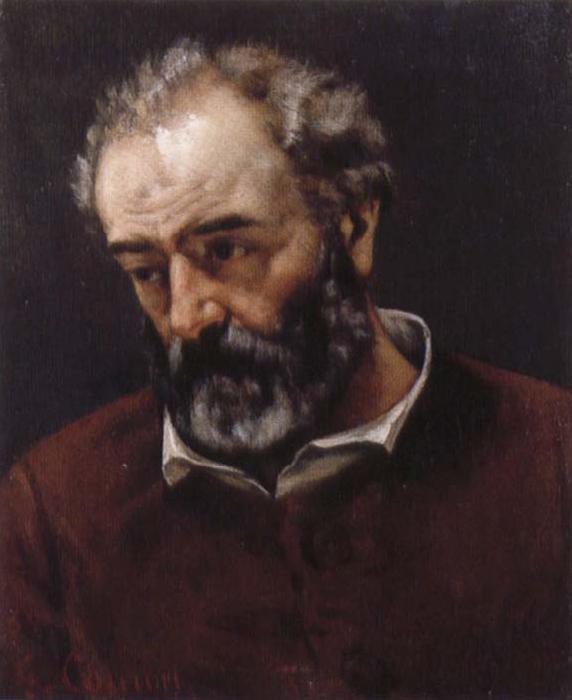 Gustave Courbet Portrati of Chenavard Sweden oil painting art